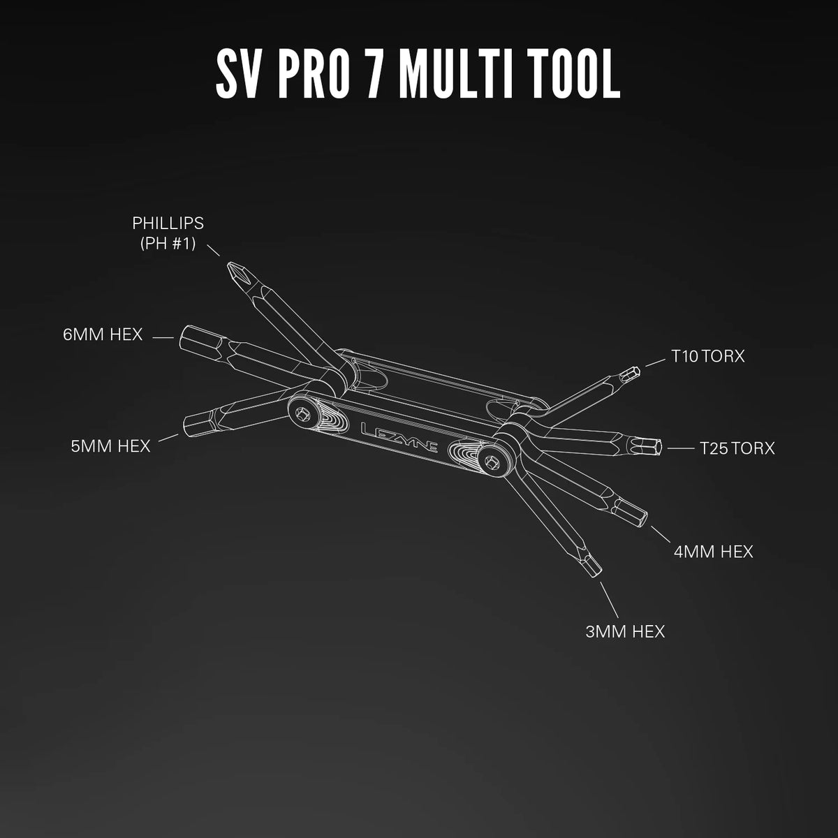 Multiferramenta LEZYNE SV PRO 7 prateada
