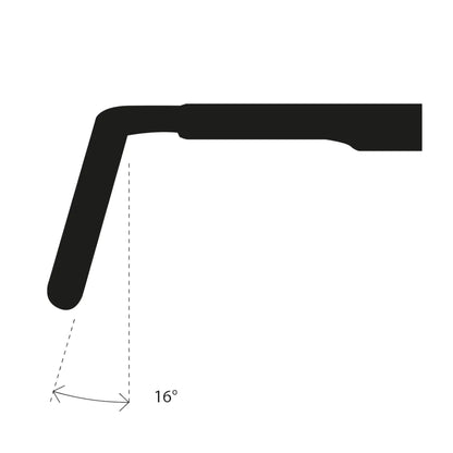 Guiador Gravel DEDA SUPERZERO CARBONO UD POB Finish Flare 16°