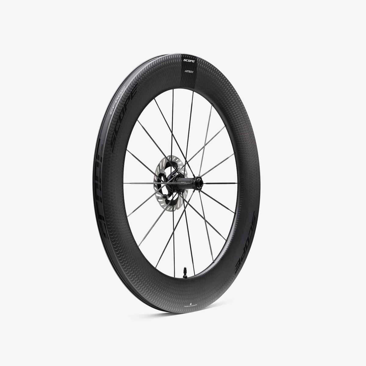 Roda Dianteira SCOPE Artech 8.T Tubeless Ready (Centerlock) Preto
