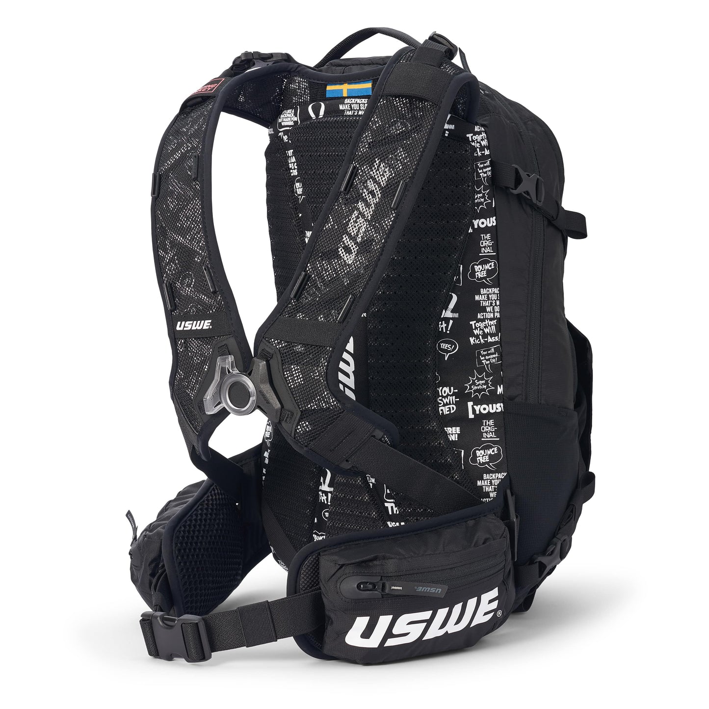 Mochila USWE SHRED 16 L Preta
