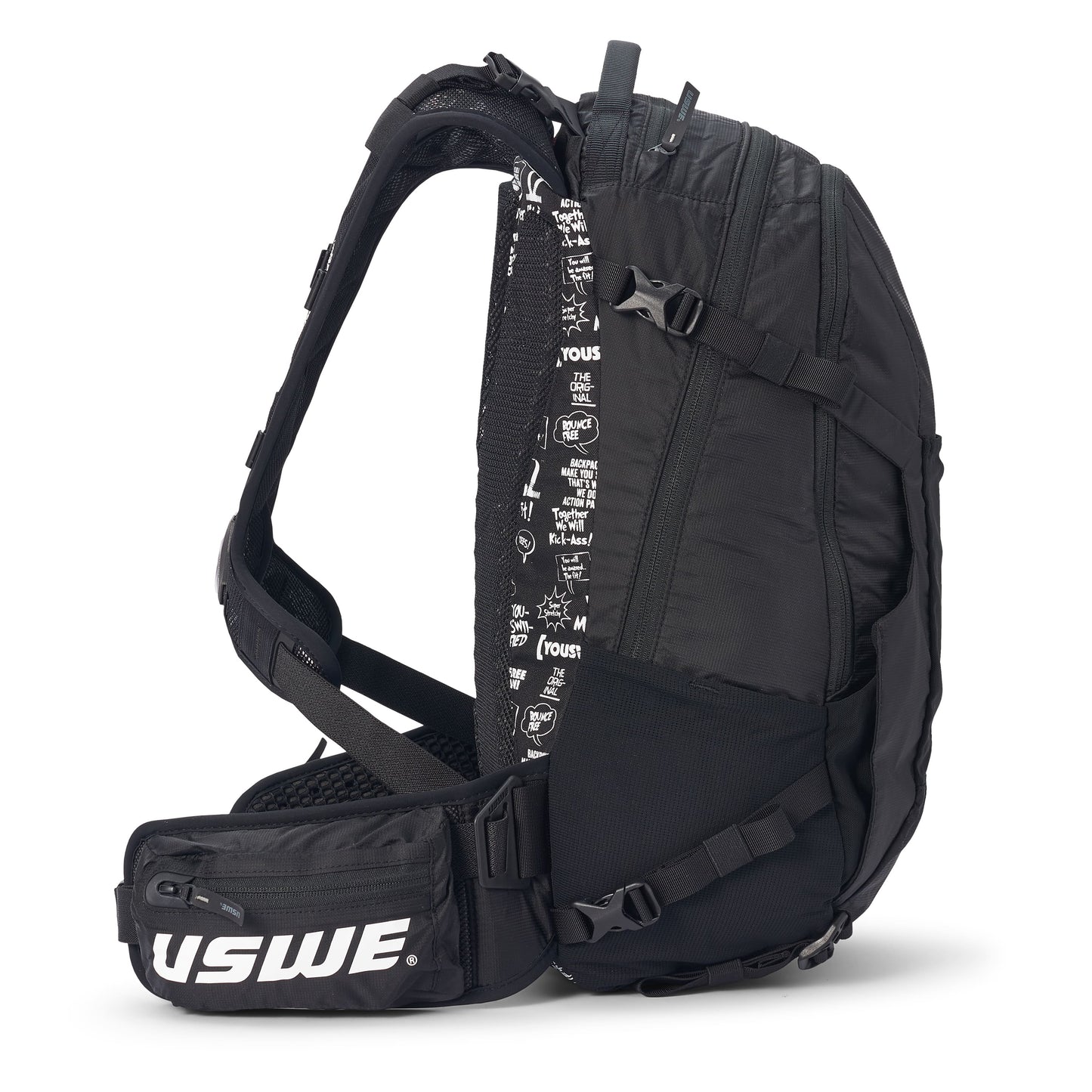 Mochila USWE SHRED 16 L Preta