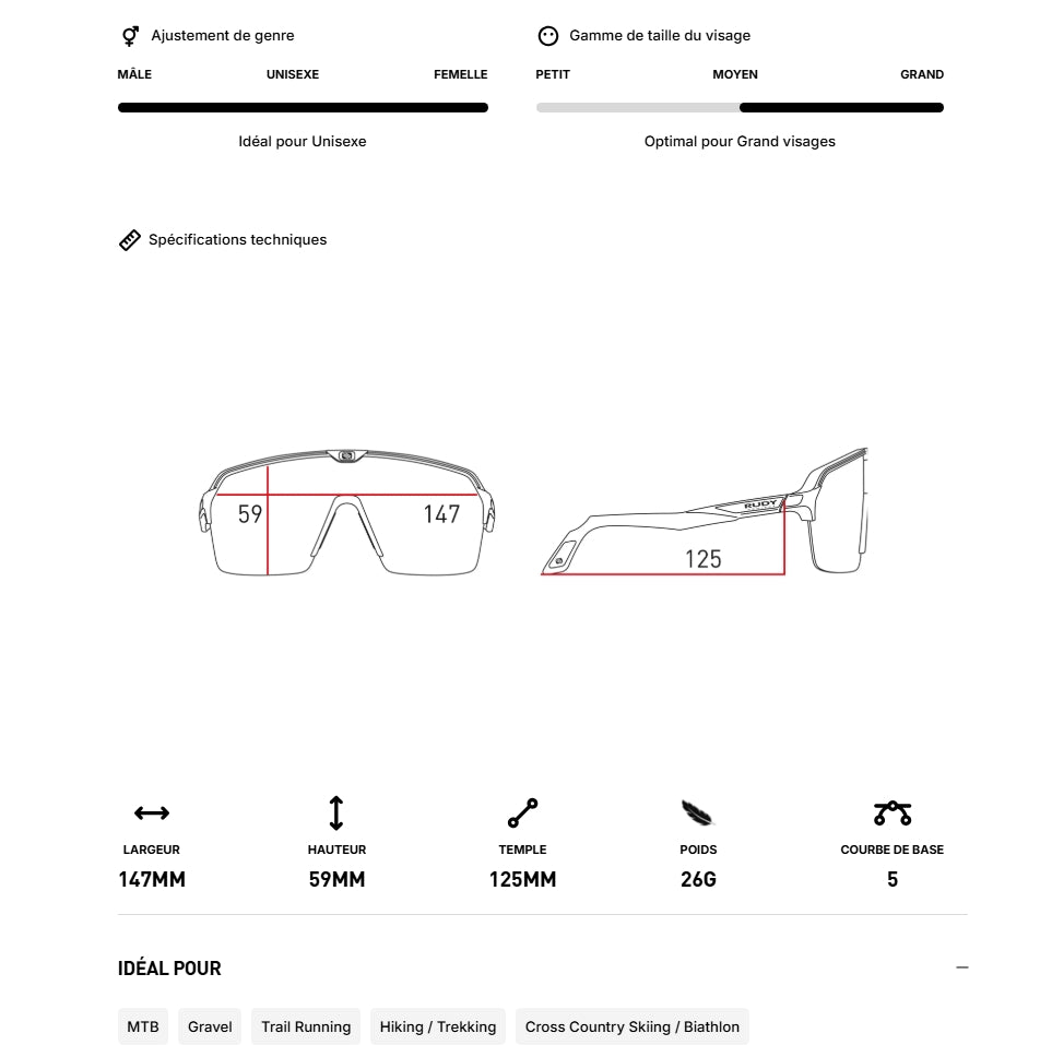 RUDY PROJECT SPINSHIELD AIR Goggles Lentes IMPACTX™ brancas Laser fotocromático Roxo