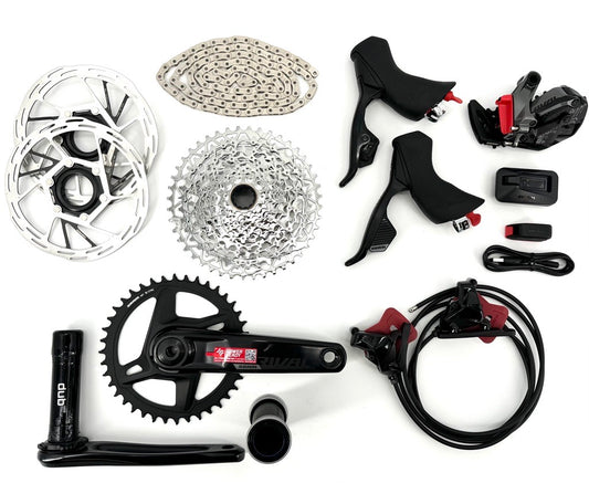 Pacote SRAM RIVAL XPLR AXS WIDE 1X12V