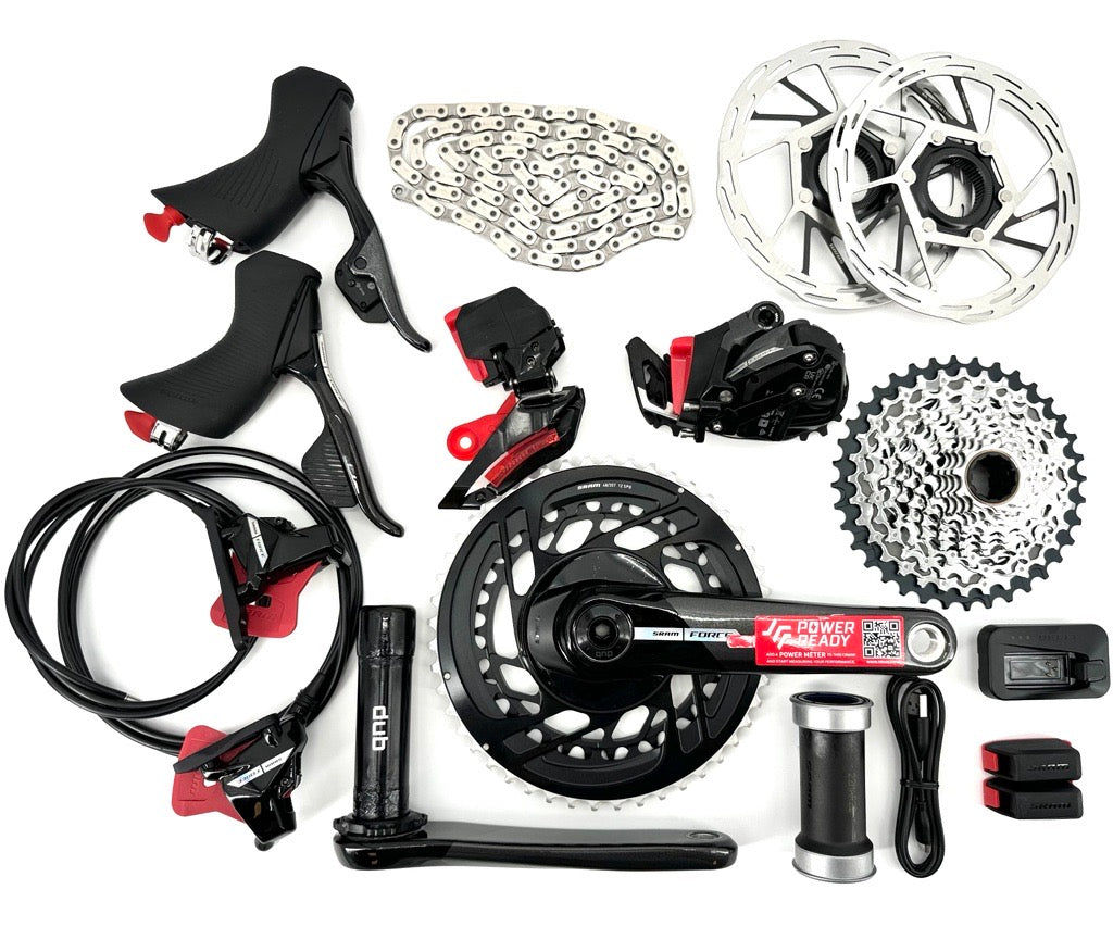 Pacote SRAM FORCE AXS D1 2X12V