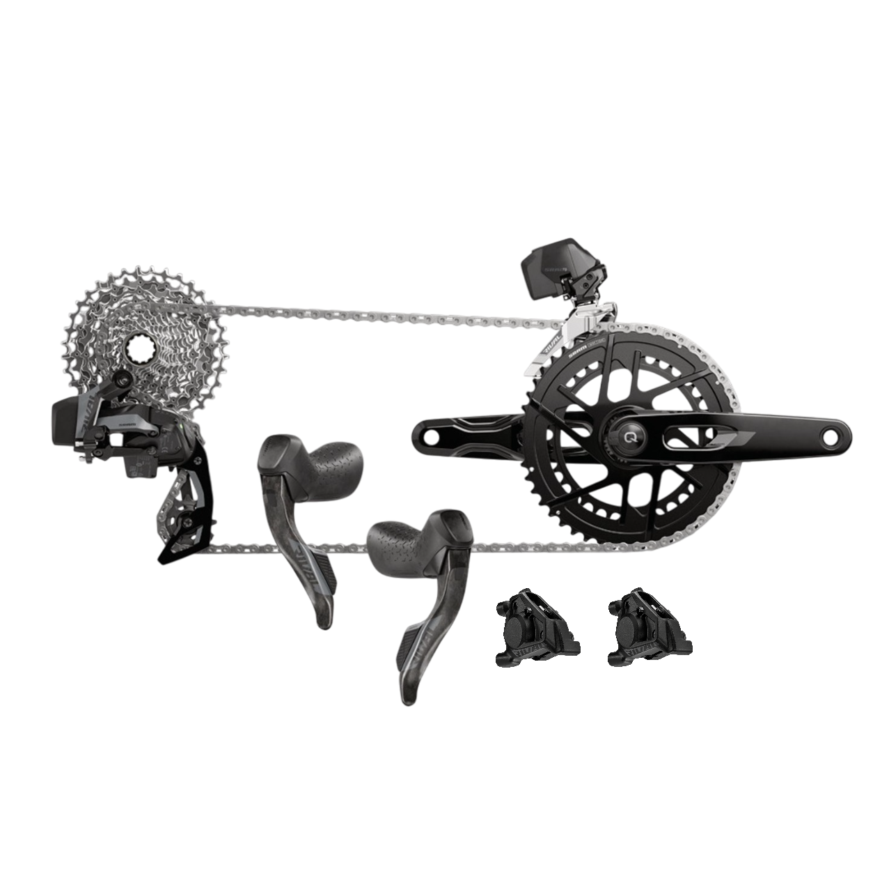 Pacote SRAM RIVAL AXS E1 2x12V