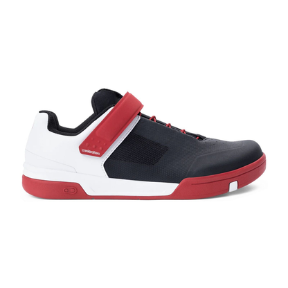 Sapatos de BTT CRANKBROTHERS STAMP SPEED LACE FLAT pretos/vermelhos/brancos