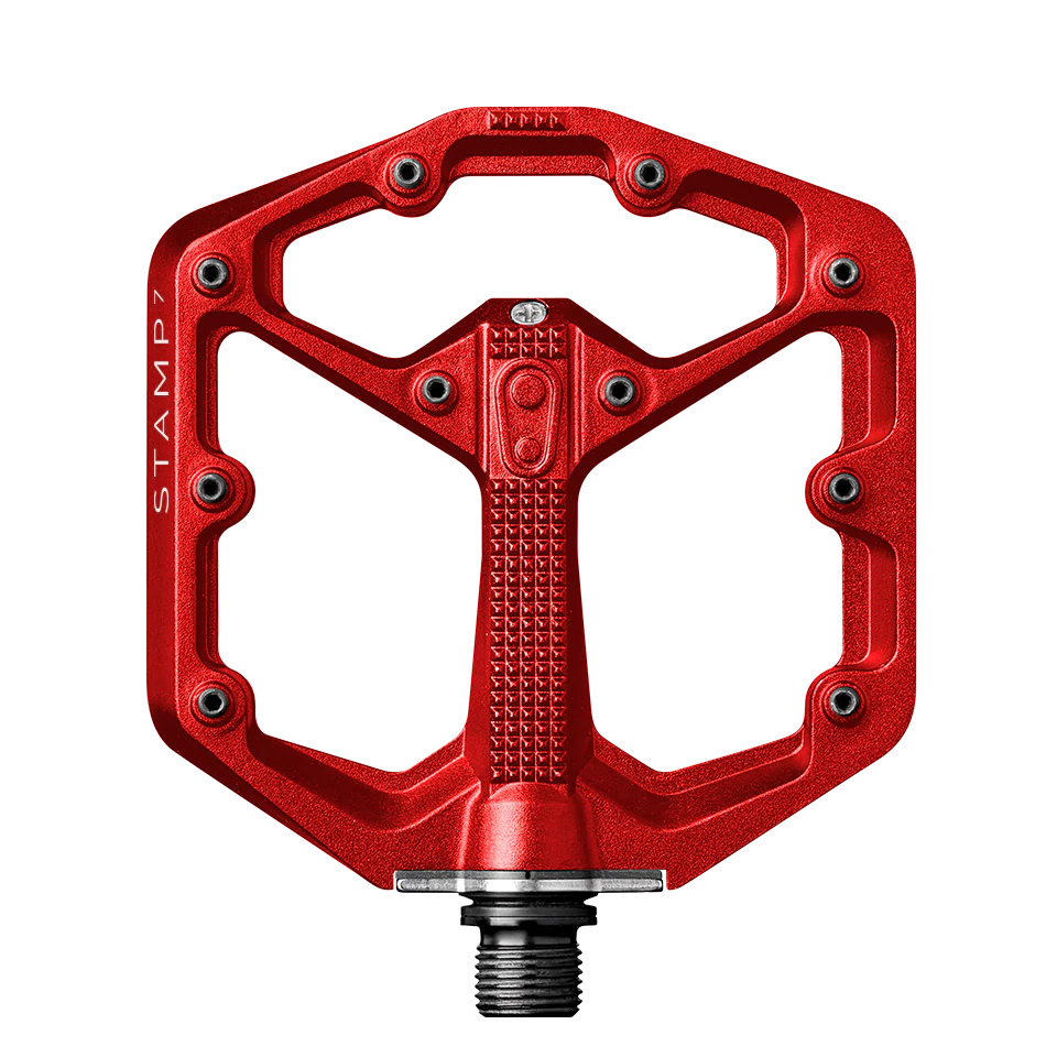 CRANKBROTHERS STAMP 7 Pedais planos pequenos Vermelho