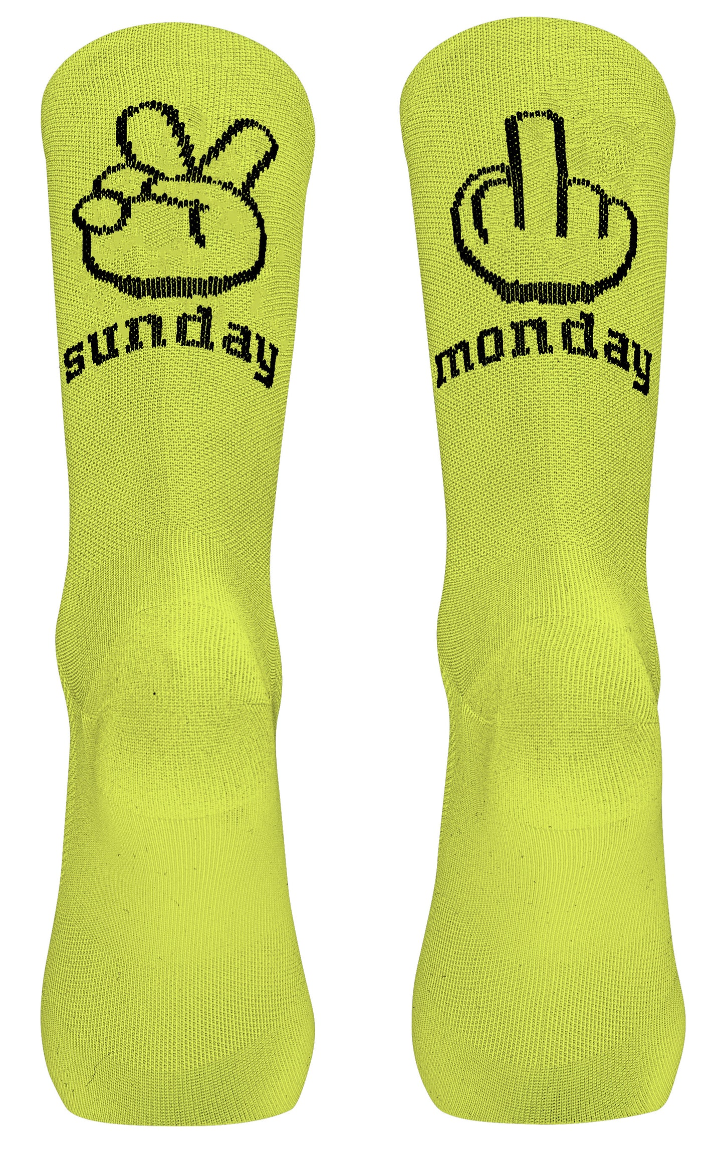 NORTHWAVE SUNDAY MONDAY Meias Amarelo Fluo