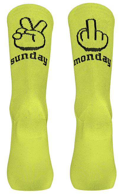 Meias NORTHWAVE SUNDAY MONDAY Amarelo Fluo