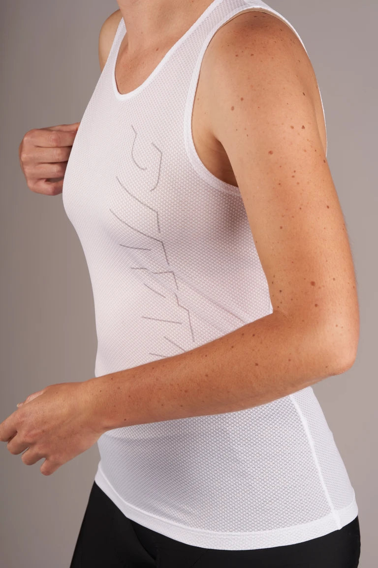 Roupa interior sem mangas MAVIC HOT RIDE +SL para mulher Branco