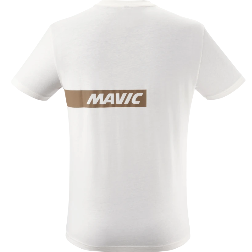 T-Shirt MAVIC CORPORATE STRIPE Branco
