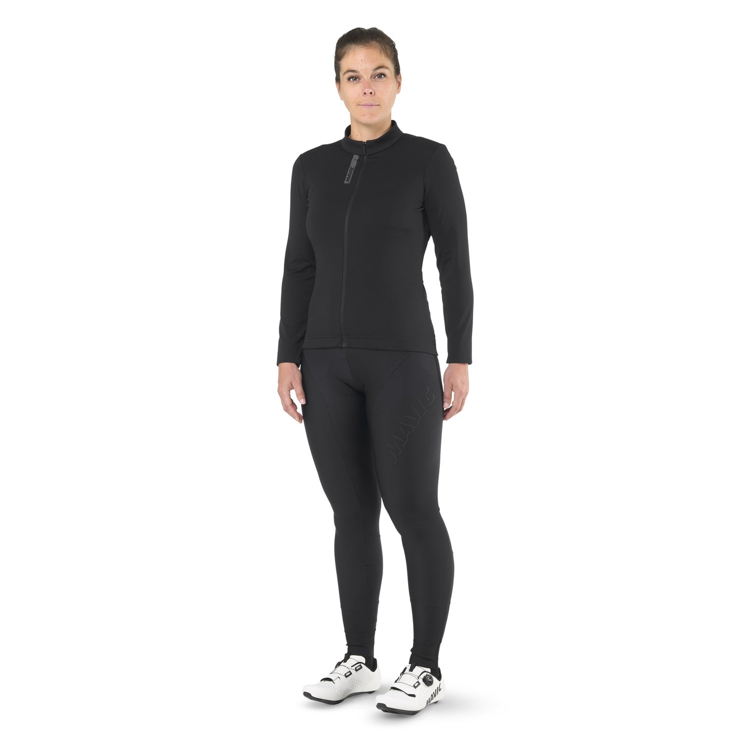 Camisola de manga comprida de senhora MAVIC AKSIUM THERMO Preto