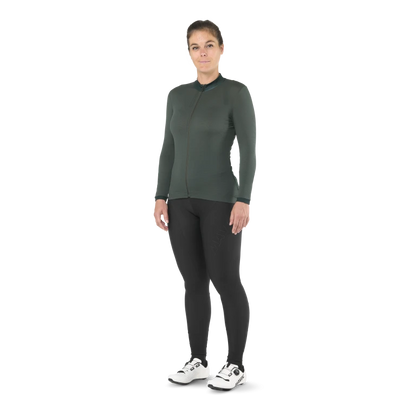 Maillot MAVIC AKSIUM Mangas Compridas Mulher Verde