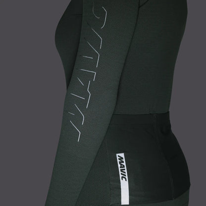 Maillot MAVIC AKSIUM Mangas Compridas Mulher Verde