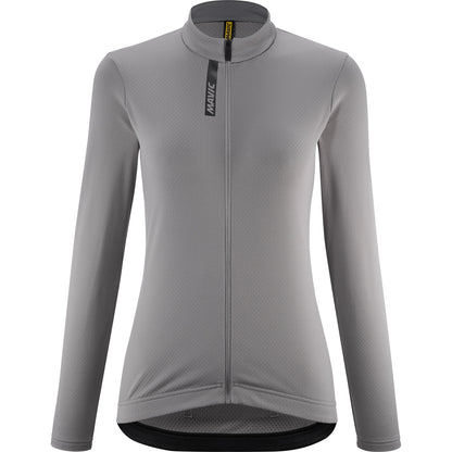 Maillot MAVIC AKSIUM THERMO Mulher Mangas Compridas Cinzento