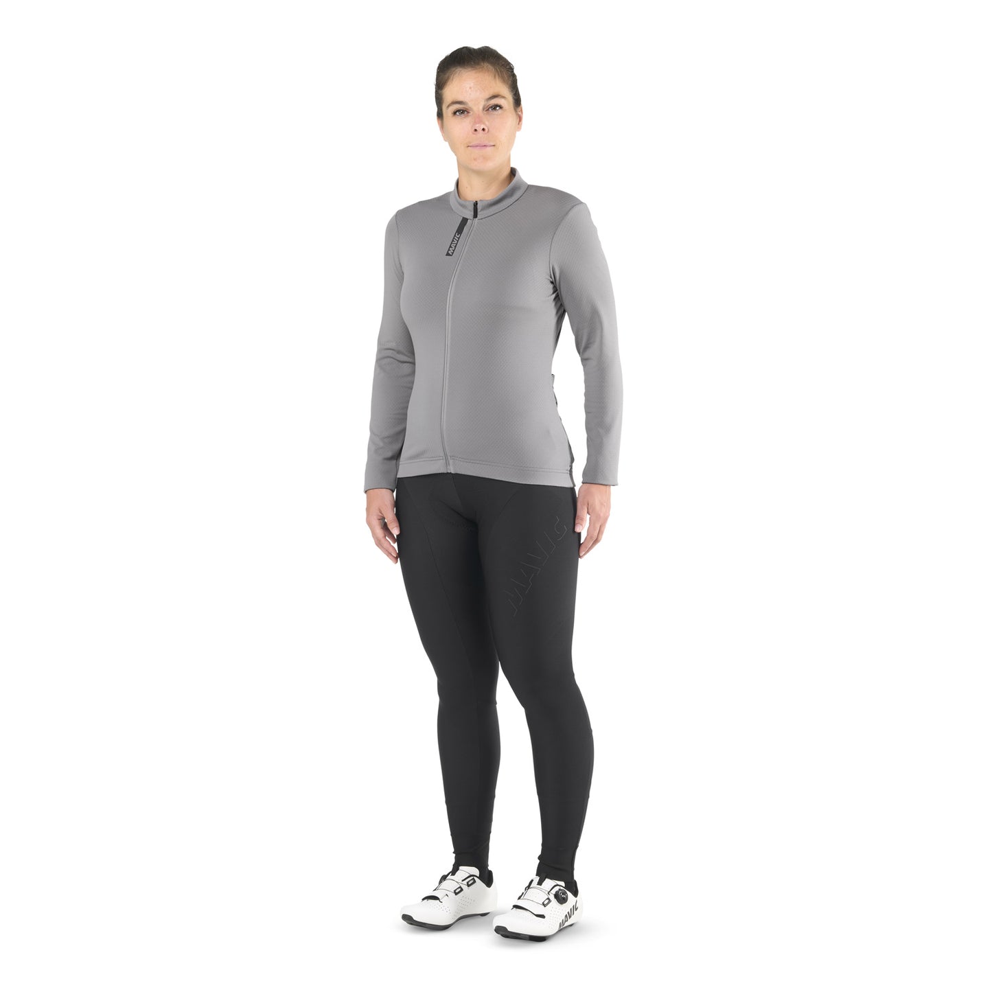MAVIC AKSIUM THERMO Camisola de manga comprida para senhora Cinzento