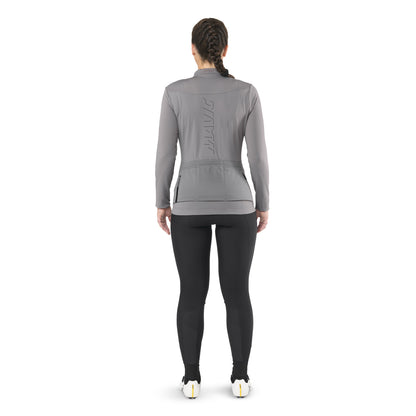 Maillot MAVIC AKSIUM THERMO Mulher Mangas Compridas Cinzento