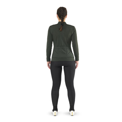 Maillot MAVIC AKSIUM THERMO Mulher Mangas Compridas Verde