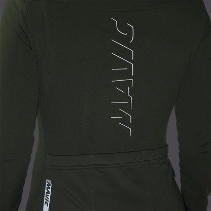 Maillot MAVIC AKSIUM THERMO Mulher Mangas Compridas Verde