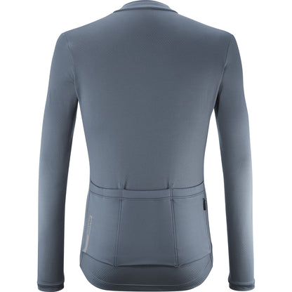 Maillot MAVIC AKSIUM THERMO Mangas Compridas Azul/Cinzento