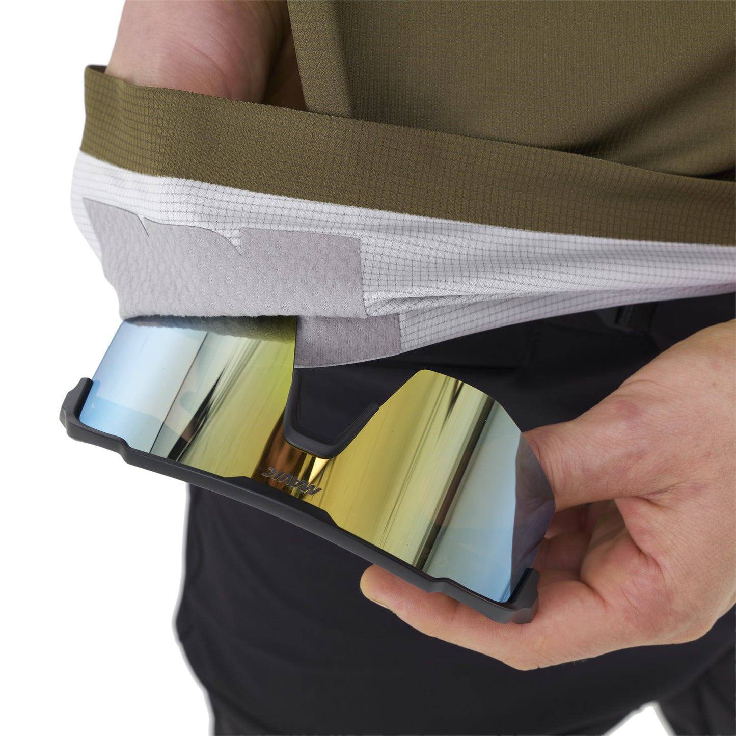 Camisola de manga comprida MAVIC DEEMAX ENDURO PRO Cáqui