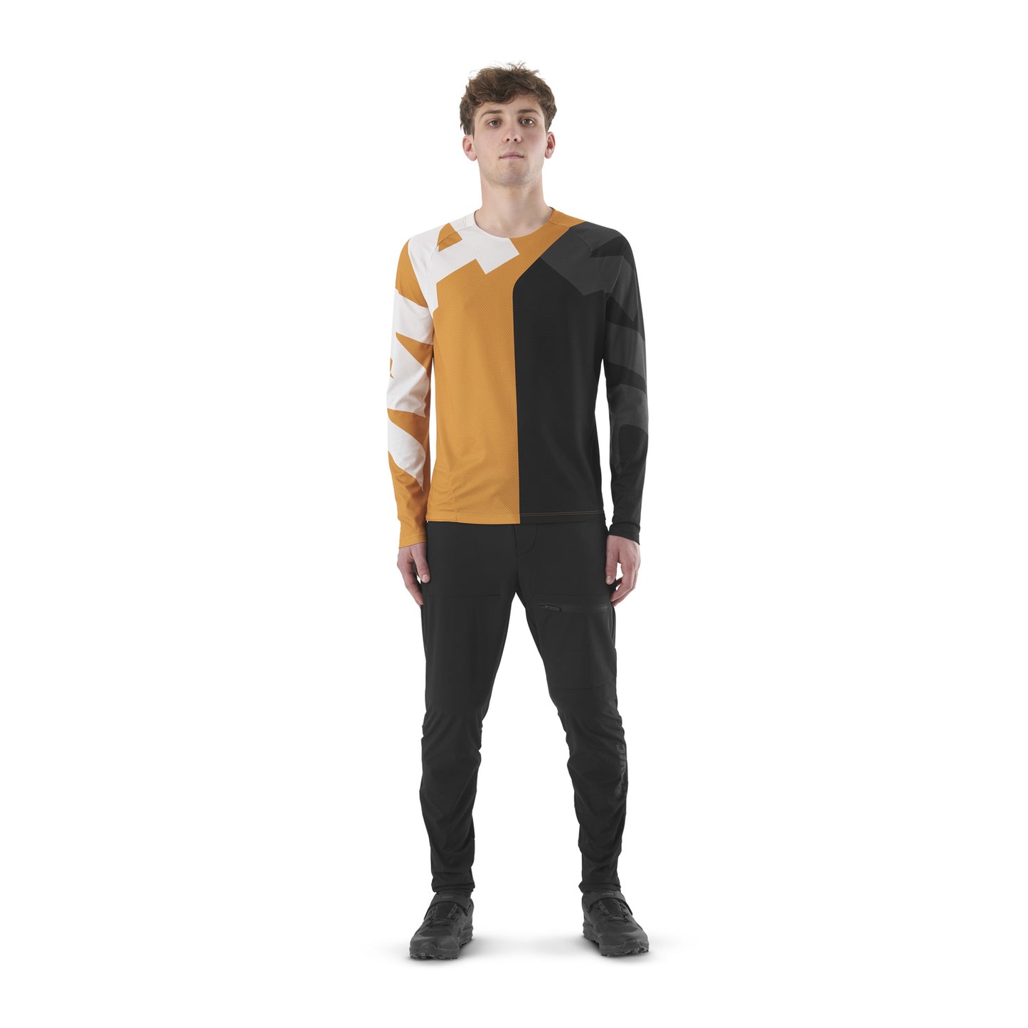 Camisola de manga comprida MAVIC DEEMAX ENDURO Preto/Castanho