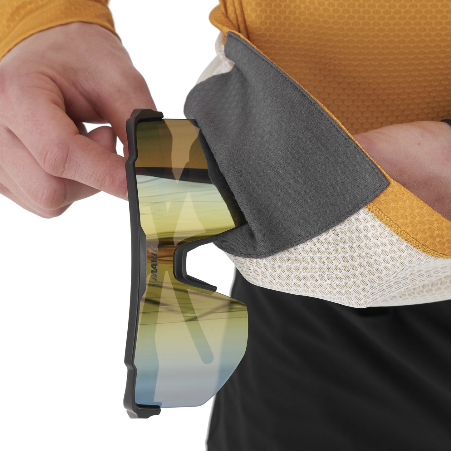 Camisola de manga comprida MAVIC DEEMAX ENDURO Preto/Castanho