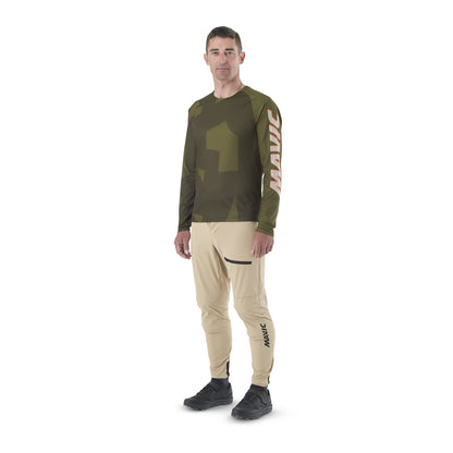 Maillot MAVIC DEEMAX ENDURO Mangas Compridas Camo Caqui