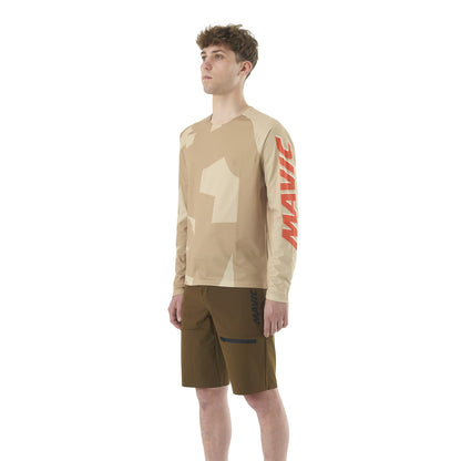 Maillot MAVIC DEEMAX ENDURO Mangas Compridas Camo Bege