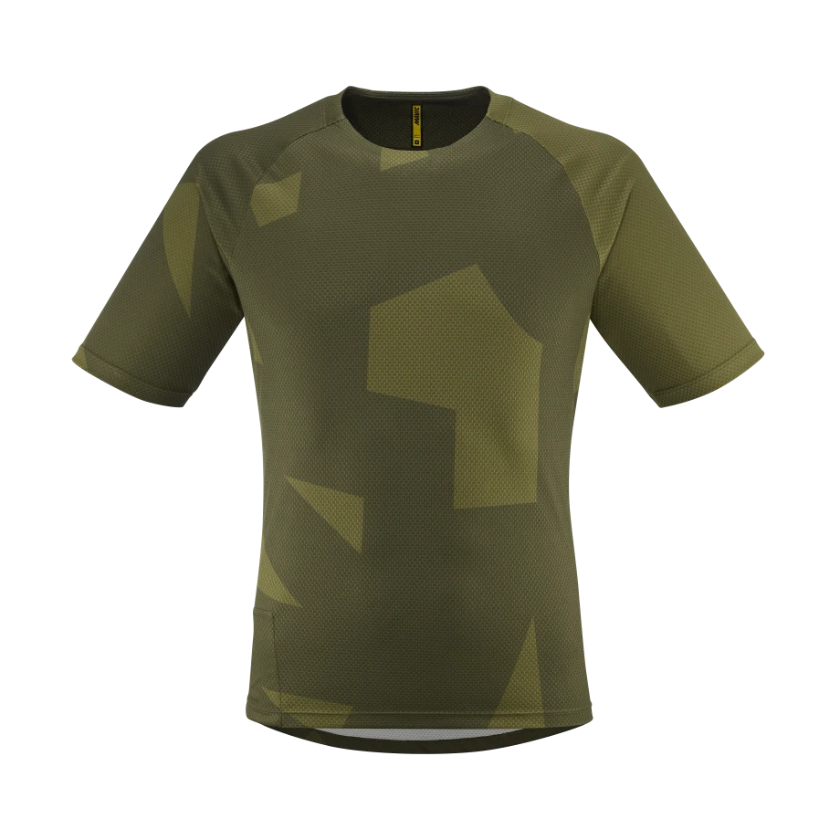 MAVIC DEEMAX ENDURO Camisola de manga curta com camuflagem Azeitona