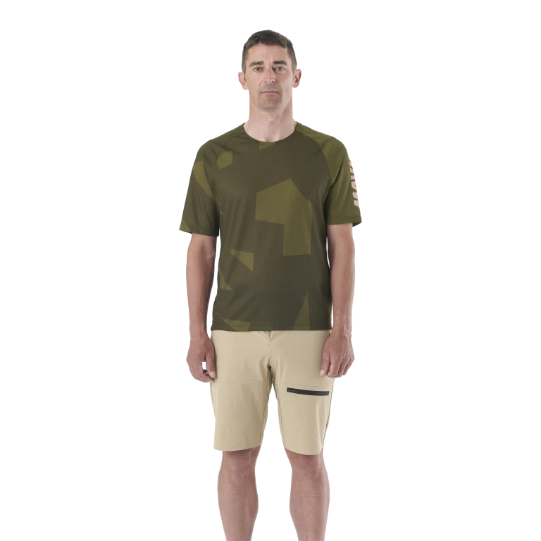 MAVIC DEEMAX ENDURO Camisola de manga curta com camuflagem Azeitona
