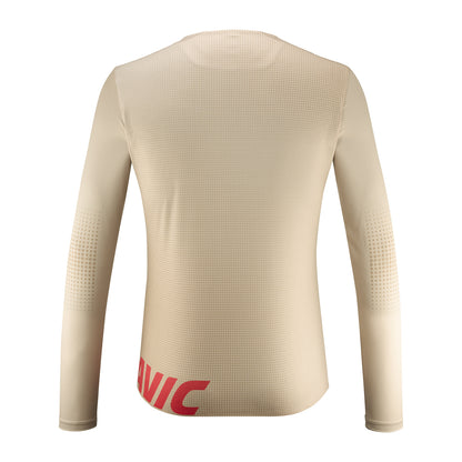 Maillot MAVIC CROSSTRAIL Mangas Compridas Bege