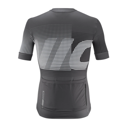 Maillot MAVIC AKSIUM GRAPHIC Mangas Curtas Cinzento