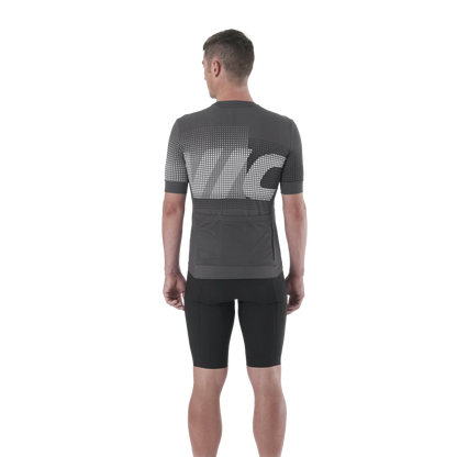 Maillot MAVIC AKSIUM GRAPHIC Mangas Curtas Cinzento