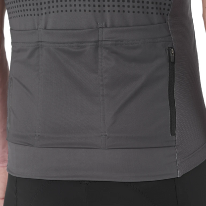 Maillot MAVIC AKSIUM GRAPHIC Mangas Curtas Cinzento