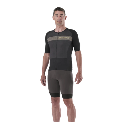 Maillot MAVIC COSMIC Mangas Curtas Preto