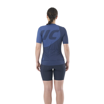 Maillot MAVIC ICON GRAPHIC Mangas Curtas Mulher Azul