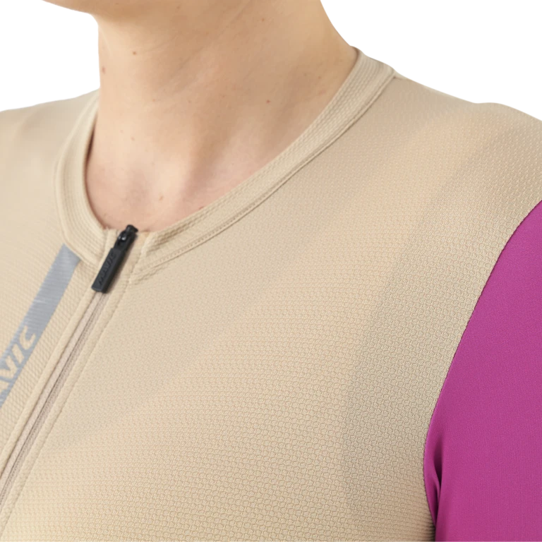 MAVIC ESSENTIAL Camisola de manga curta para mulher Bege/Fuschia