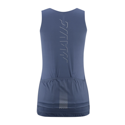 Maillot MAVIC AKSIUM Sem Mangas Feminino Azul