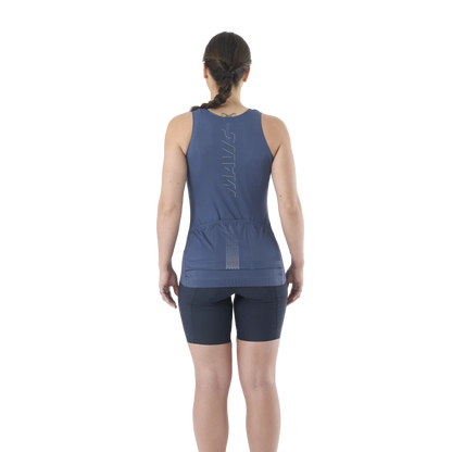 Maillot MAVIC AKSIUM Sem Mangas Feminino Azul