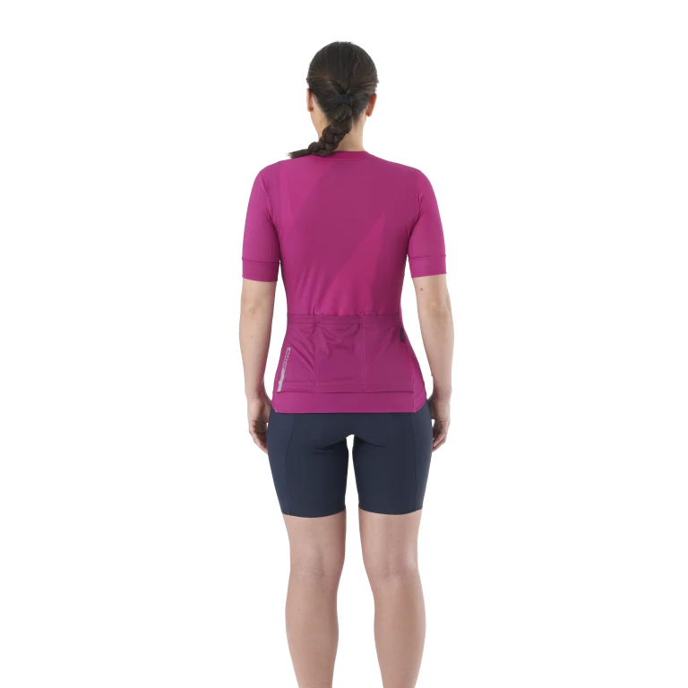 MAVIC AKSIUM GRAPHIC Camisola de manga curta para senhora Fushia