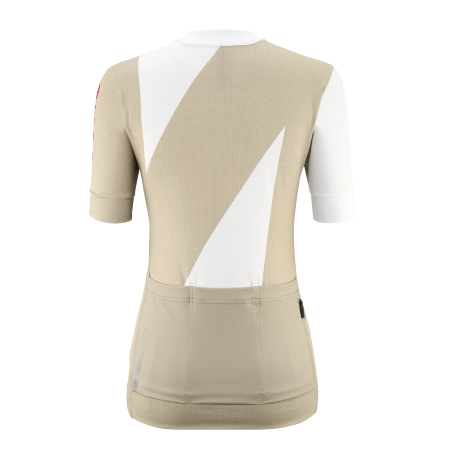 MAVIC AKSIUM GRAPHIC Camisola de manga curta para mulher Bege
