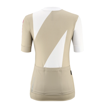 Maillot MAVIC AKSIUM GRAPHIC Mangas Curtas Mulher Bege