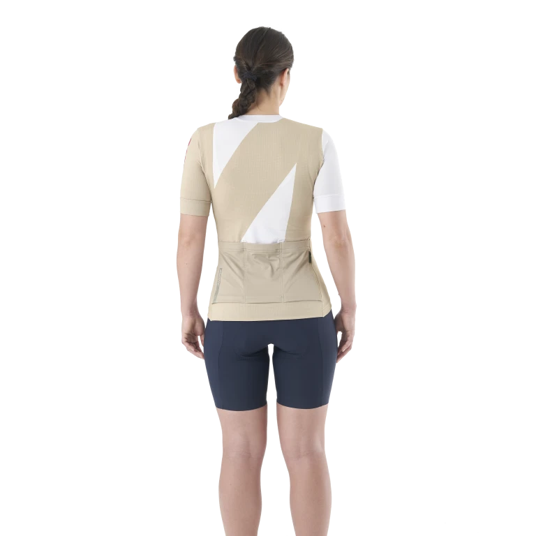 MAVIC AKSIUM GRAPHIC Camisola de manga curta para mulher Bege