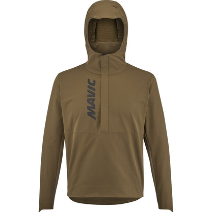 Jaqueta MAVIC DEEMAX THERMO WIND HOODIE Castanho
