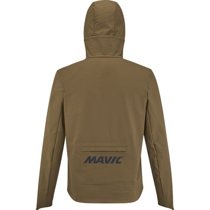 Jaqueta MAVIC DEEMAX THERMO WIND HOODIE Castanho