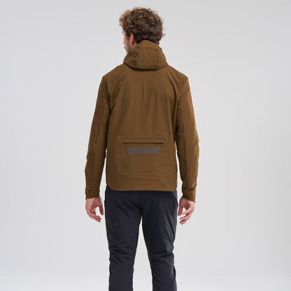 Jaqueta MAVIC DEEMAX THERMO WIND HOODIE Castanho