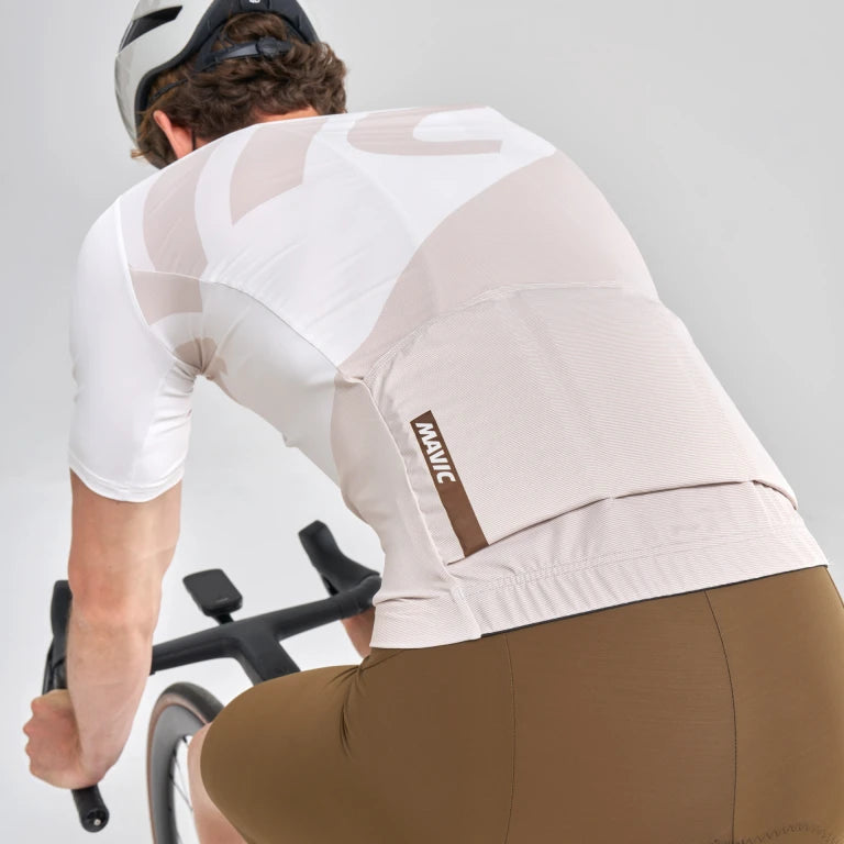 Camisola de manga curta MAVIC ICON GRAPHIC Bege