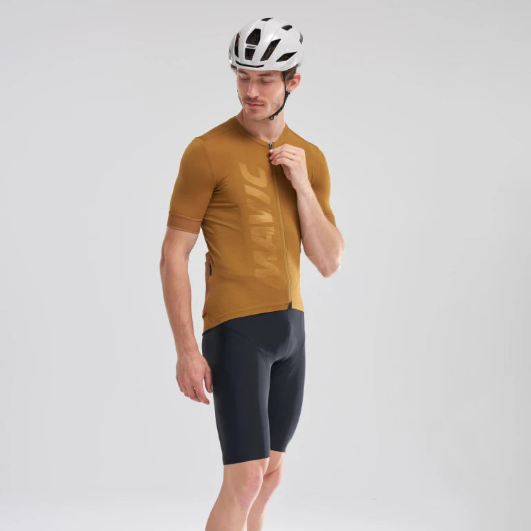 MAVIC AKSIUM Camisola de manga curta castanha