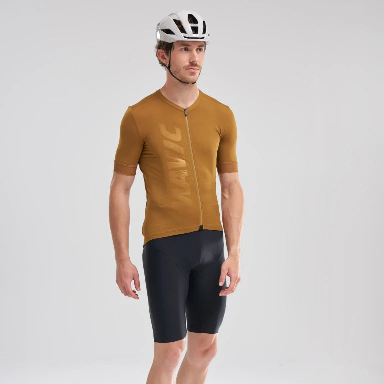 MAVIC AKSIUM Camisola de manga curta castanha